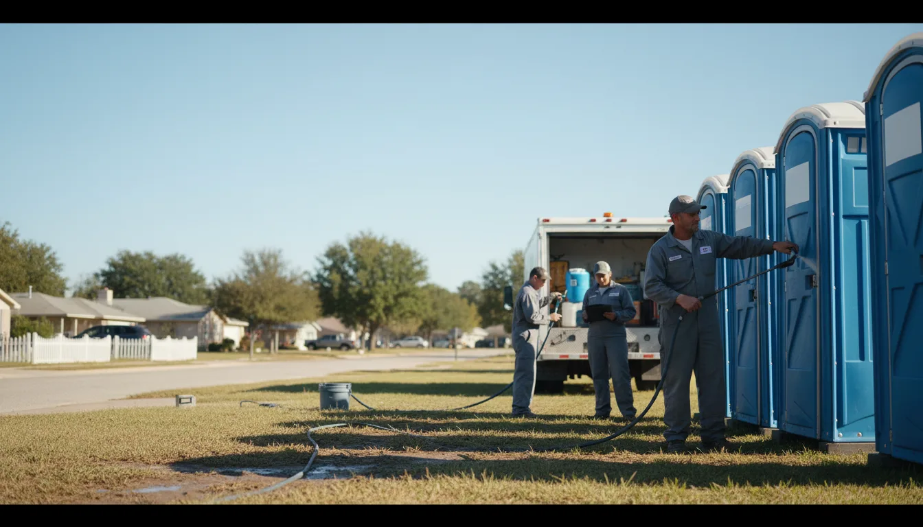 Long-Term Portable Toilet Rental in The Colony, TX near me